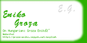 eniko groza business card